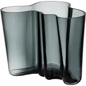 Iittala Aalto maljakko 160 mm, tummanharmaa