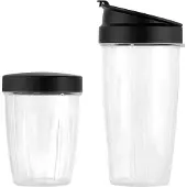 JTI Nutrition Blender CHMB100EB tehosekoittimen pullo, 800 ml, malleille MB100 ja NB500, läpinäkyvä