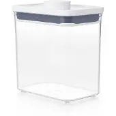 Oxo Pop Rectangle Short säilytyspurkki, 1,6 l