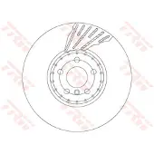 TRW Jarrulevy (1kpl) DF6890S