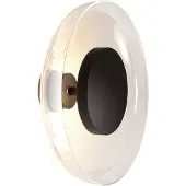 Marset Design-seinävalaisin Aura, Kirkas/läpinäkyvä, Olohuone/ruokailutila, Lasi, Design
