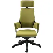 Home4You Työtuoli DELPHI 60xS47xH116-128,5cm, istuin ja selkänoja: kangas, väri: oliivivihreä