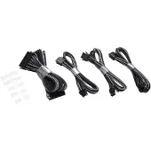 Phanteks Extension Cable Combo -jatkokaapelisarja, musta/harmaa