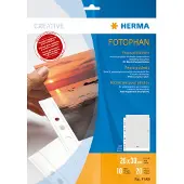 Herma 7589, Läpinäkyvä, Valkoinen, Polypropeeni (PP), Muotokuva, 200 mm, 300 mm, 10 kpl