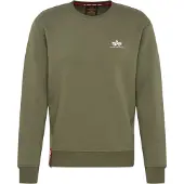 Alpha industries Collegepaita oliivi / valkoinen