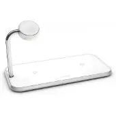 ZENS Triple Qi Laturi Langaton for Apple Watch Valkoinen