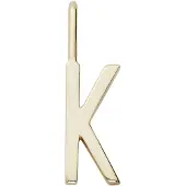 Design Letters Letter For Initial Necklace A-Z (18K Gold-Plated) - Gold - 10 MM