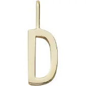 Design Letters Letter For Initial Necklace A-Z (18K Gold-Plated) - Gold - 10 MM