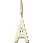 Design Letters Letter For Initial Necklace A-Z (18K Gold-Plated) - Gold - 10 MM