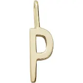 Design Letters Letter For Initial Necklace A-Z (18K Gold-Plated) - Gold - 10 MM