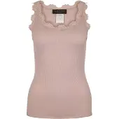 Rosemunde Rwbabette Sl U-Neck Long Lace Top - Pink - XS