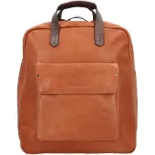 Harold's Ivy Lane Yritysreppu Nahka 36 cm Kannettavan tietokoneen taskun syvyys Ruskea
