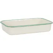 Kockums Jernverk Uuninkestävä vuoka 30x20 cm, Creme