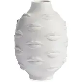 Jonathan Adler Gala Round Vase - White - ONE SIZE