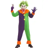 Widmann Evil Joker Clown Naamiaisasu - Large