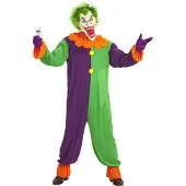 Widmann Evil Joker Clown Naamiaisasu - Small