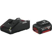 Bosch Akkusetti 18V, 1x4.0Ah + laturi GAL 18V-40