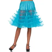 Leg avenue Turkoosi polvipituinen alushame - Socks and Tulle
