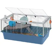 Ferplast - Criceti - Hamster cage with opening roof Blue 78 x 48 x 39 cm - Pieneläimet - Häkit ja kuljetusvälineet