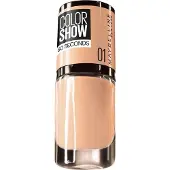 Maybelline , Color Show 60 Seconds, Nail Polish, Nr. 1, Go Bare, 7 ml
