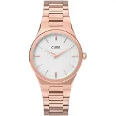 Cluse Naisten kello CW0101210001 Valkoinen/Punakultasävyinen Ø33 mm