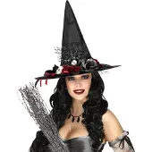 Finidi Pelottava Noitahattu koristeilla - Halloween-hatut