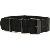 Seiko 5 Sports sarjan musta NATO-ranneke 22mm L0FP02CM0