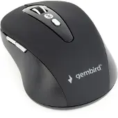 Gembird MUSWB-6B-01, Oikeakätinen, Optinen, Bluetooth, 1600 DPI, Musta