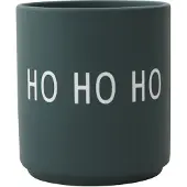Design Letters suosikkikuppi 25 cl Ho ho ho-dark green