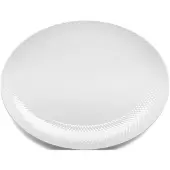 Lyngby Porcelæn Rhombe tarjoiluvati, ovaali 35x26,5 cm valkoinen