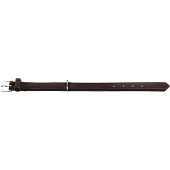 Hunter - Koiran kaulapanta Softie tekonahka ruskea/musta S 45cm - Koirat - Kaulapannat