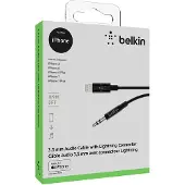 Belkin Lightning To 3.5 mm Audio Cable 0.9m Musta