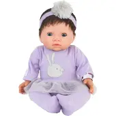 Tiny Treasures Nukke, Tummat hiukset - Bunny Asu - - OneSize - Nuket