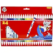 Adlibris Fibre Pens Double Tip 24 Kpl