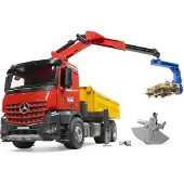 Lastenlelut Bruder 3651 MB Arocs ja lastauskurki 1:16