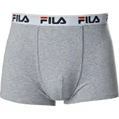 FILA Contrast Logo bokserit 2kpl (S, harmaa)