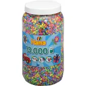 HAMA Beads Midi 13000 Mix (väri 50) silityshelmipurkki