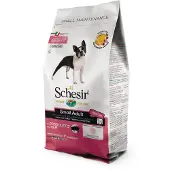 Schesir 2x2kg Dog Small Adult kinkku koiran kuivaruoka