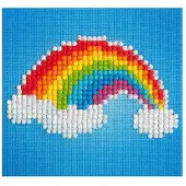 Diamond Dotz Ever Living Rainbow 10,2x10,2cm timanttityö