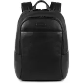 Piquadro Modus Special Yritysreppu Nahka 39.5 cm Kannettavan tietokoneen taskun syvyys Musta