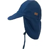 Melton Cap W/Neck - Solid Colour - Blue - 45