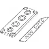 Fibox Flange set Koko 2 2xm20/32+2xm25/40