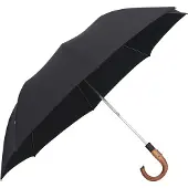 Knirps S.570 Large Automatic Kokoontaitettava sateenvarjo 42 cm Musta