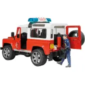 Lastenlelut Bruder Paloauto miehistölle ja palomieshahmo 2596