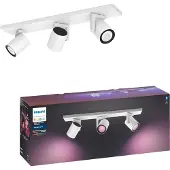 Philips Hue White & Color Ambiance Argenta Kohdevalaisin Kolmella Spotilla