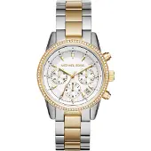 Michael Kors Naisten kello MK6474 Ritz Valkoinen/Kullanvärinen