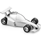 Zilverstad Säästöpossu lapselle lahjaksi - kilpa-auto kaiverruksella | Koko: 74x152x45mm | SKU: ZV6357261