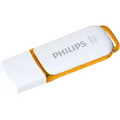 Philips FM12FD75B/00, 128 GB, USB A-tyyppi, 3.2 Gen 1 (3.1 Gen 1), Suojus, 8 g, Oranssi, Valkoinen