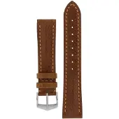 Hirsch Lucca kullanruskea nahkaranneke 049 02 0 70 24mm