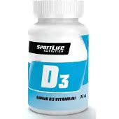 SportLife Nutrition D3-vitamiini 100 kaps. ravintolisä
